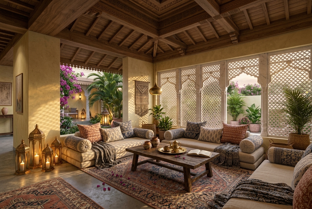 Gomti Nagar Villa — finished reality photo