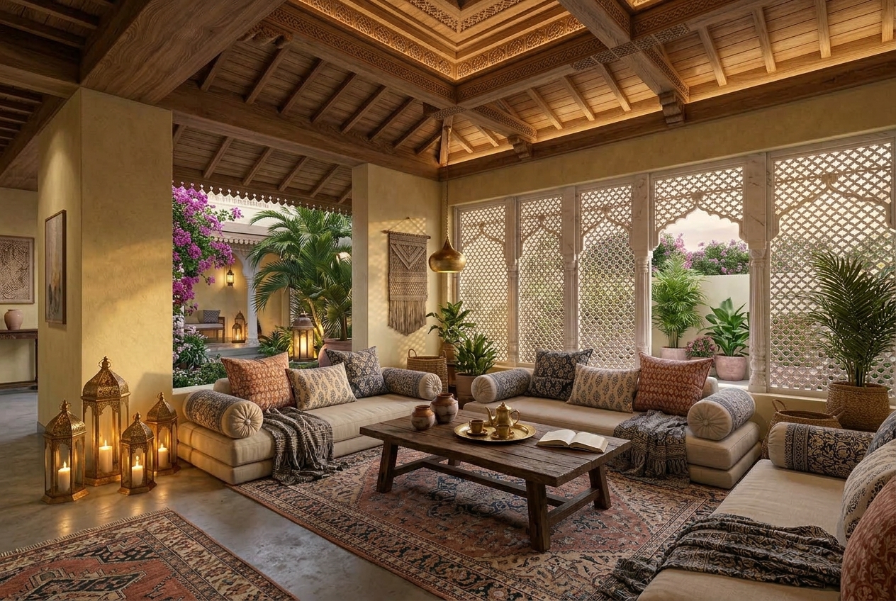 Gomti Nagar Villa — approved 3D render
